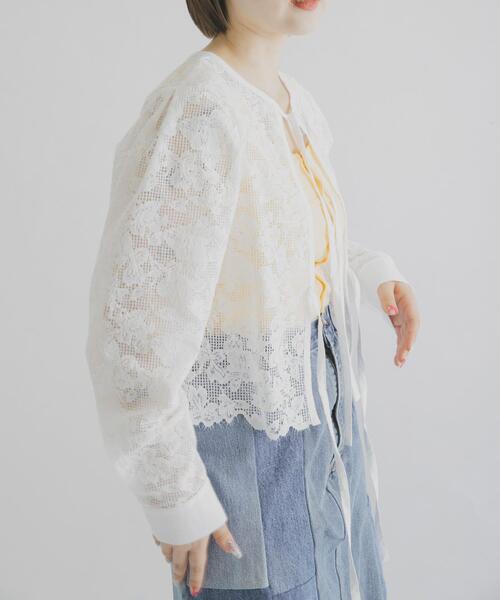 THE GOODLAND MARKET(ザグッドランドマーケット)の「cwtch ORGANIC COTTON 2WAY BLOUSE(シャツ/ブラウス・レディース・ブラック/ホワイト・FREE)」の6枚目の写真