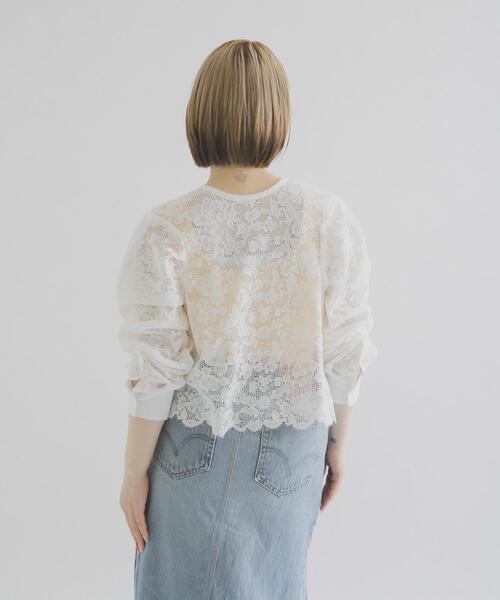 THE GOODLAND MARKET(ザグッドランドマーケット)の「cwtch ORGANIC COTTON 2WAY BLOUSE(シャツ/ブラウス・レディース・ブラック/ホワイト・FREE)」の7枚目の写真