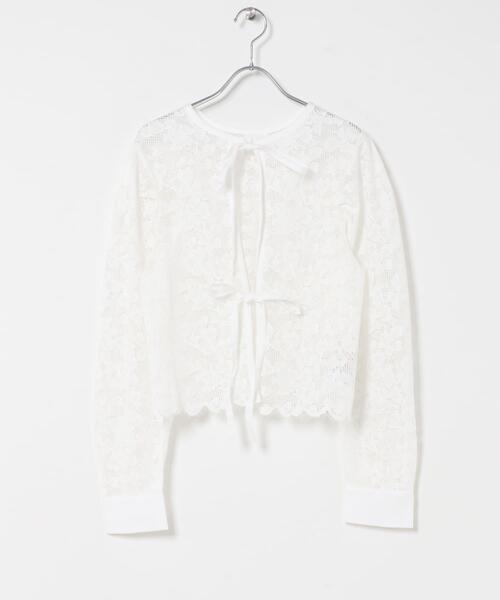 THE GOODLAND MARKET(ザグッドランドマーケット)の「cwtch ORGANIC COTTON 2WAY BLOUSE(シャツ/ブラウス・レディース・ブラック/ホワイト・FREE)」の10枚目の写真