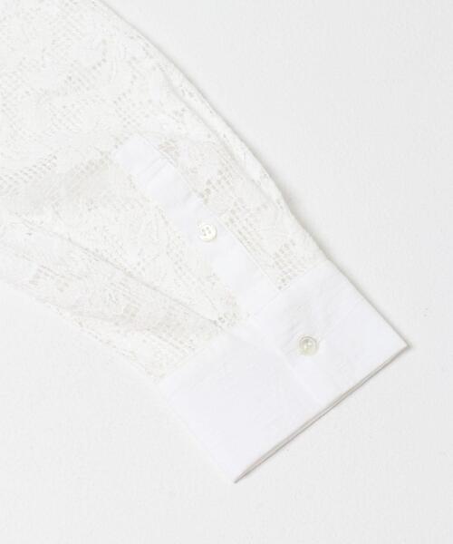 THE GOODLAND MARKET(ザグッドランドマーケット)の「cwtch ORGANIC COTTON 2WAY BLOUSE(シャツ/ブラウス・レディース・ブラック/ホワイト・FREE)」の11枚目の写真