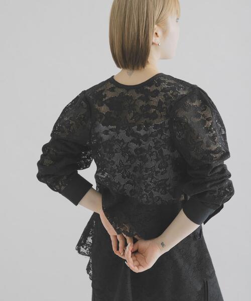 THE GOODLAND MARKET(ザグッドランドマーケット)の「cwtch ORGANIC COTTON 2WAY BLOUSE(シャツ/ブラウス・レディース・ブラック/ホワイト・FREE)」の15枚目の写真
