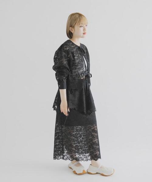 THE GOODLAND MARKET(ザグッドランドマーケット)の「cwtch ORGANIC COTTON 2WAY BLOUSE(シャツ/ブラウス・レディース・ブラック/ホワイト・FREE)」の17枚目の写真