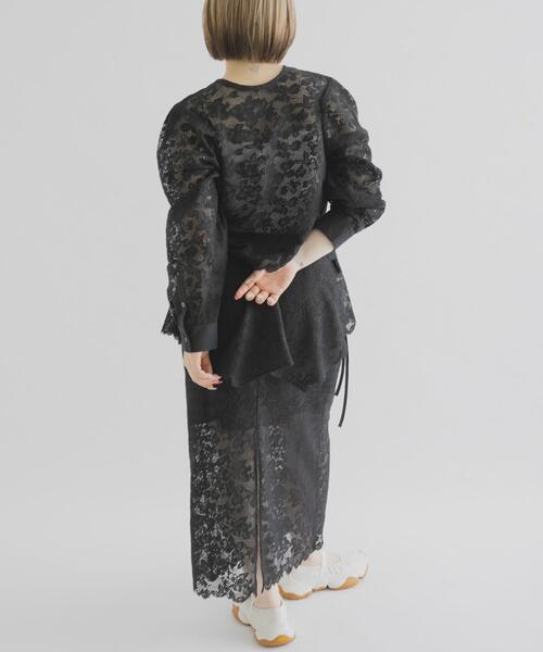 THE GOODLAND MARKET(ザグッドランドマーケット)の「cwtch ORGANIC COTTON 2WAY BLOUSE(シャツ/ブラウス・レディース・ブラック/ホワイト・FREE)」の18枚目の写真