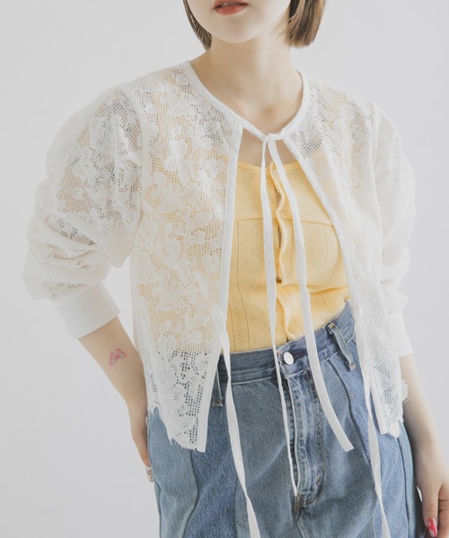 THE GOODLAND MARKET(ザグッドランドマーケット)の「cwtch ORGANIC COTTON 2WAY BLOUSE(シャツ/ブラウス・レディース・ブラック/ホワイト・FREE)」の2枚目の写真