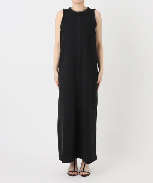 B.C STOCK(ベーセーストック)の「ウォッシャブル / DU JOUR / デュ ジュール JEAN TANK DRESS(ワンピース・レディース・ブラックミックス/ネイビー・FREE)」の17枚目の写真