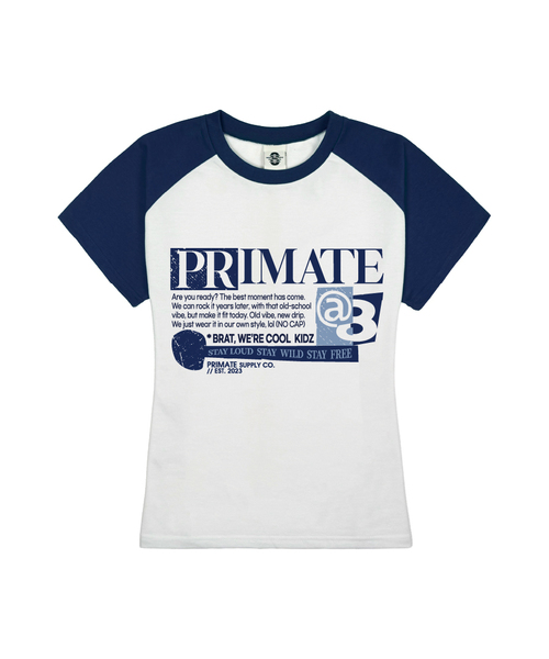 PRIMATE（プライメイト）の「PROBLEM レディース スリムフィットラグラン半袖Tシャツ 5 COLORS（Tシャツ/カットソー・レディース・ブラック/ワイン/ネイビー/グリーン/ミックスグレー・FREE）」の4枚目の写真