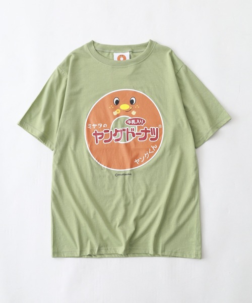 FUNALIVE(ファンアライブ)の「懐かしの駄菓子シリーズ プリント 半袖 Tシャツ(Tシャツ/カットソー・メンズ・ブラック/クリーム/オレンジ/ミント・LL/M/L)」の3枚目の写真