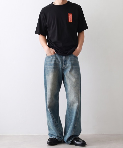 FUNALIVE(ファンアライブ)の「懐かしの駄菓子シリーズ プリント 半袖 Tシャツ(Tシャツ/カットソー・メンズ・ブラック/クリーム/オレンジ/ミント・LL/M/L)」の19枚目の写真