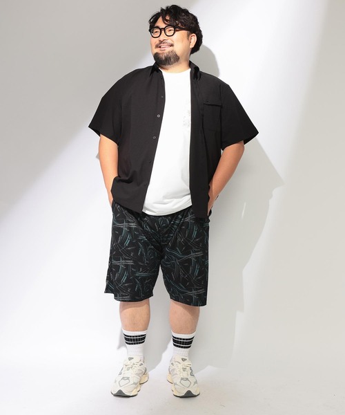 B&T CLUB(ビーティークラブ)の「ショートパンツ 短パン メンズ ハーフパンツ 大きいサイズ ハニカムメッシュ 総柄 ストレッチ ショーツ アウトド アスポーツ B&T CLUB ビーアンドティークラブ(その他パンツ・メンズ・A/B/D/C・X3(6L~7L)/X1(3L~4L)/X4(8L~9L)/X2(4L~5L))」の9枚目の写真