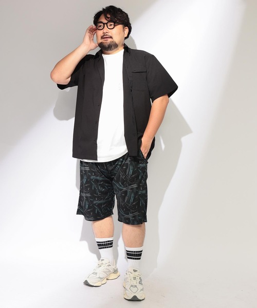 B&T CLUB(ビーティークラブ)の「ショートパンツ 短パン メンズ ハーフパンツ 大きいサイズ ハニカムメッシュ 総柄 ストレッチ ショーツ アウトド アスポーツ B&T CLUB ビーアンドティークラブ(その他パンツ・メンズ・A/B/D/C・X3(6L~7L)/X1(3L~4L)/X4(8L~9L)/X2(4L~5L))」の11枚目の写真