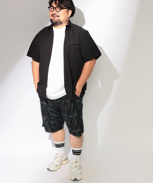 B&T CLUB(ビーティークラブ)の「ショートパンツ 短パン メンズ ハーフパンツ 大きいサイズ ハニカムメッシュ 総柄 ストレッチ ショーツ アウトド アスポーツ B&T CLUB ビーアンドティークラブ(その他パンツ・メンズ・A/B/D/C・X3(6L~7L)/X1(3L~4L)/X4(8L~9L)/X2(4L~5L))」の6枚目の写真