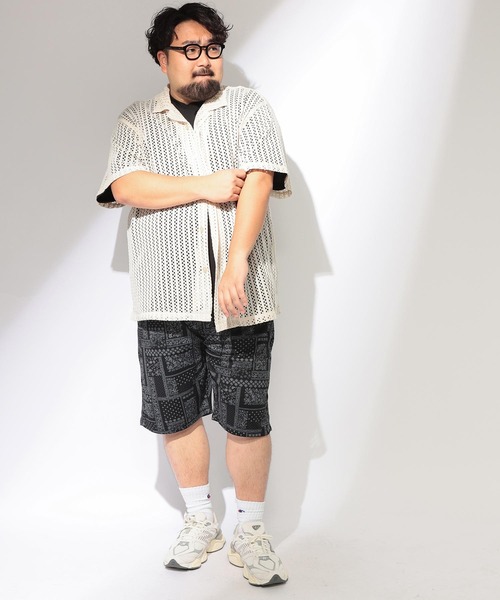 B&T CLUB(ビーティークラブ)の「ショートパンツ 短パン メンズ ハーフパンツ 大きいサイズ ハニカムメッシュ 総柄 ストレッチ ショーツ アウトド アスポーツ B&T CLUB ビーアンドティークラブ(その他パンツ・メンズ・A/B/D/C・X3(6L~7L)/X1(3L~4L)/X4(8L~9L)/X2(4L~5L))」の20枚目の写真