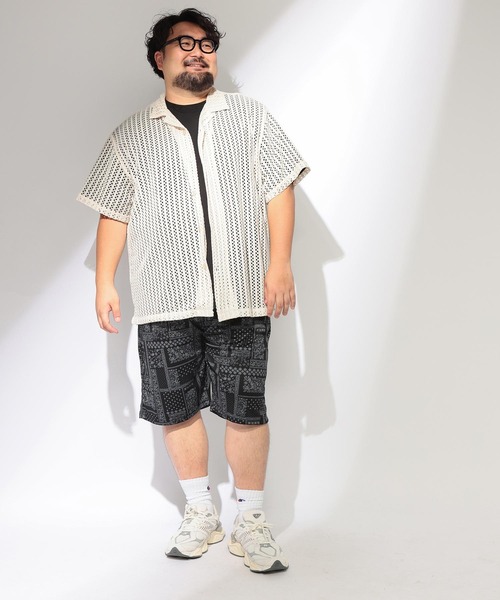 B&T CLUB(ビーティークラブ)の「ショートパンツ 短パン メンズ ハーフパンツ 大きいサイズ ハニカムメッシュ 総柄 ストレッチ ショーツ アウトド アスポーツ B&T CLUB ビーアンドティークラブ(その他パンツ・メンズ・A/B/D/C・X3(6L~7L)/X1(3L~4L)/X4(8L~9L)/X2(4L~5L))」の22枚目の写真