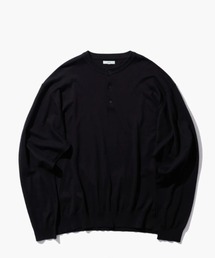 ATON (エイトン)SMOOTH SUVIN | HENRY NECK SWEATER