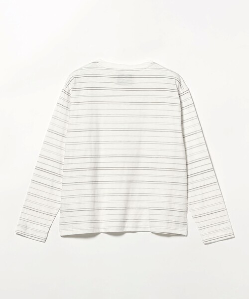 FUTURE ARCHIVE(フューチャーアーカイブ)の「FUTURE ARCHIVE / SLUB BORDER LONG SLEEVE TEE(Tシャツ/カットソー・メンズ・グレー/チャコールグレー・L/M/S)」の11枚目の写真