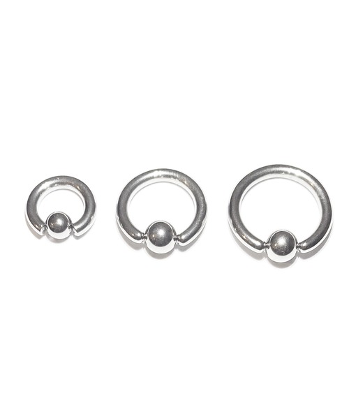 MORPH(モルフ)の「MORPH モルフ CBR ボディーピアス 10ゲージ 8mm~14mm(ピアス(片耳用)・メンズ・シルバー・14/12/10/8)」の1枚目の写真