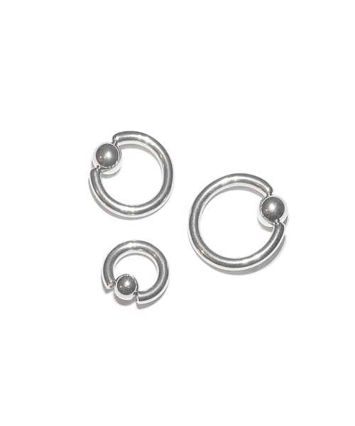 MORPH(モルフ)の「MORPH モルフ CBR ボディーピアス 10ゲージ 8mm~14mm(ピアス(片耳用)・メンズ・シルバー・14/12/10/8)」の2枚目の写真
