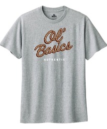 Ol' Basics（オール・ベーシックス） 半袖Tシャツ Ol'Basics ロゴ プリント 5.6オンス トップス カットソー レディース