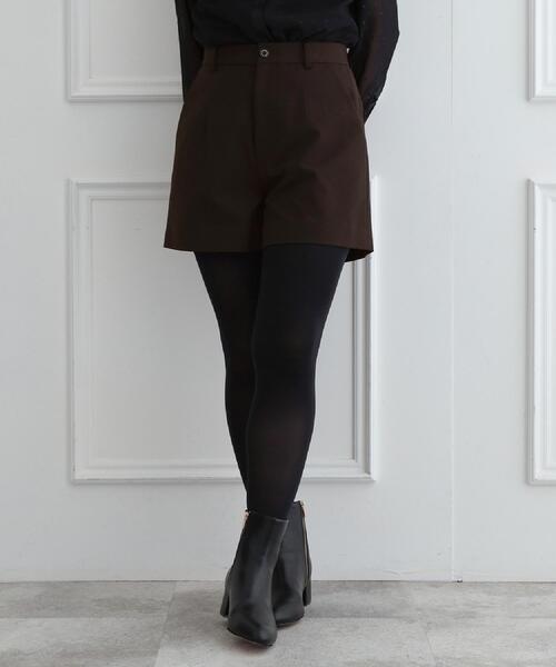 DRESSTERIOR(ドレステリア)の「【セットアップ可/温度調節】コンフォータブルショートパンツ(その他パンツ・レディース・ブラウン系その他・36/38)」の9枚目の写真