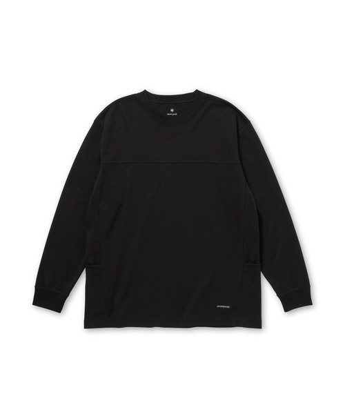 Snow Peak(スノーピーク)の「Snow Peak / Stain Repellent L/S Pullover 防汚長袖Tシャツ プルオーバー(Tシャツ/カットソー・メンズ・ブラック/オフホワイト・S/L/M)」の15枚目の写真