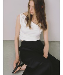 fluid drape neck top