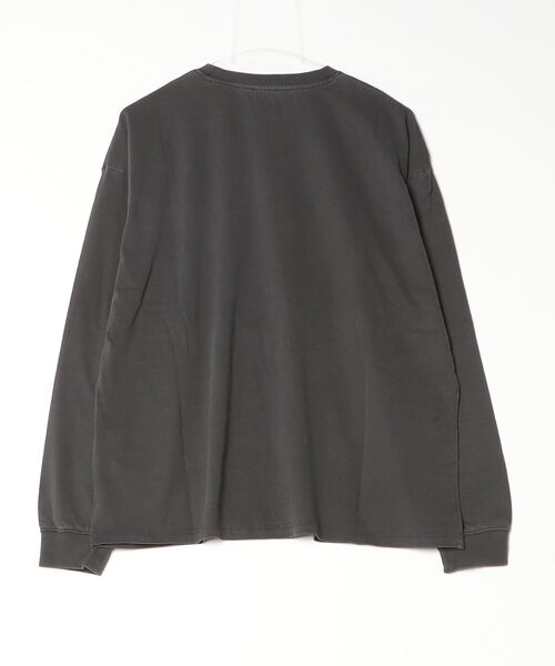 E-COME（イーカム）の「DSC-LST01  PIGMENT LONG SLEEVE TEE GOOFY（Tシャツ/カットソー・メンズ・ブラック・L/XL/M）」の2枚目の写真