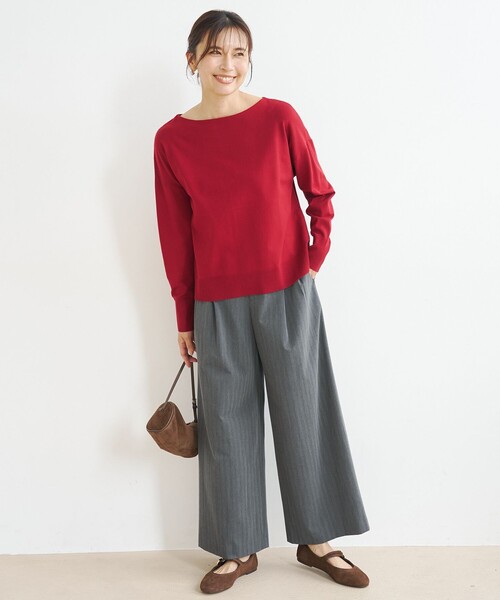 UNFILO(アンフィーロ)の「スタメンワイドパンツ(その他パンツ・レディース・グレー系1/黄土色系/ブラック系・SMALL/MEDIUM/LARGE)」の16枚目の写真