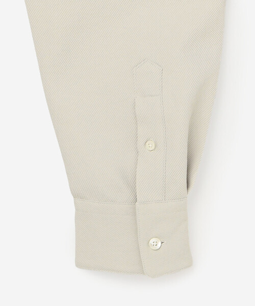 Bshop（ビショップ）の「DANTON | カルゼ レギュラーカラー長袖シャツ WOMEN（シャツ/ブラウス・レディース・グレイッシュベージュ/マスタード・36）」の6枚目の写真