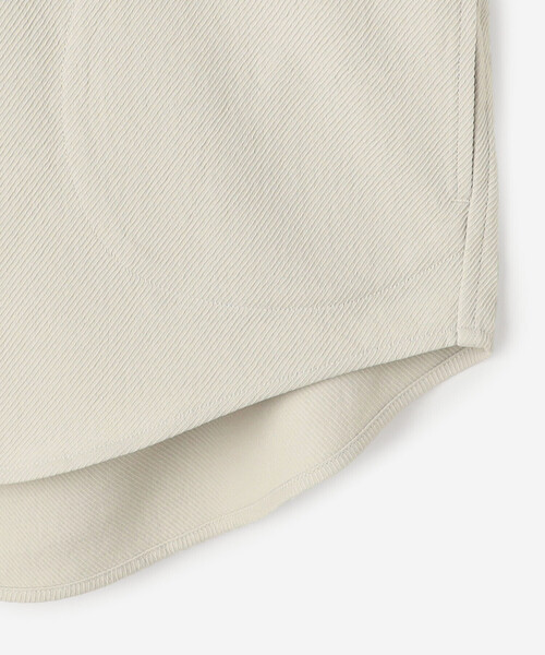 Bshop（ビショップ）の「DANTON | カルゼ レギュラーカラー長袖シャツ WOMEN（シャツ/ブラウス・レディース・グレイッシュベージュ/マスタード・36）」の7枚目の写真