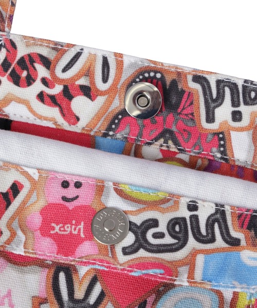 X-girl(エックスガール)の「X-girl x COOKIEBOY TOTE BAG(トートバッグ・レディース・マルチ・ONE SIZE)」の11枚目の写真