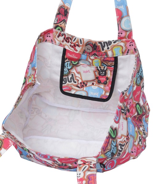 X-girl(エックスガール)の「X-girl x COOKIEBOY TOTE BAG(トートバッグ・レディース・マルチ・ONE SIZE)」の12枚目の写真