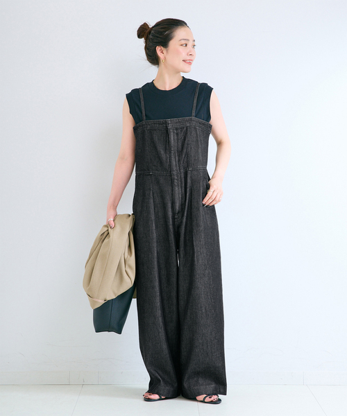 B.C STOCK(ベーセーストック)の「ウォッシャブル / DUJOUR / デュジュール JEAN CORSET SALOPE(デニムパンツ・レディース・ブラック系その他/ネイビー・FREE)」の1枚目の写真
