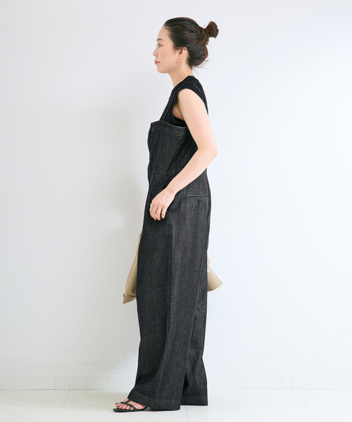B.C STOCK(ベーセーストック)の「ウォッシャブル / DUJOUR / デュジュール JEAN CORSET SALOPE(デニムパンツ・レディース・ブラック系その他/ネイビー・FREE)」の4枚目の写真