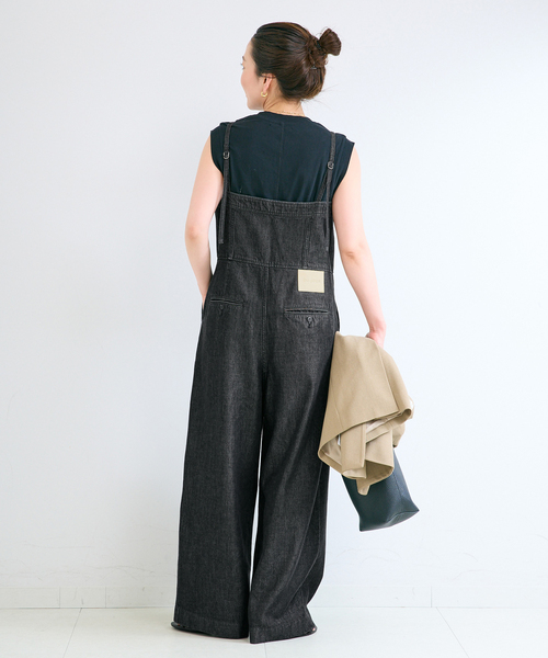 B.C STOCK(ベーセーストック)の「ウォッシャブル / DUJOUR / デュジュール JEAN CORSET SALOPE(デニムパンツ・レディース・ブラック系その他/ネイビー・FREE)」の5枚目の写真