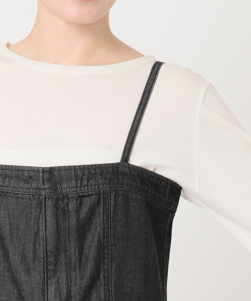 B.C STOCK(ベーセーストック)の「ウォッシャブル / DUJOUR / デュジュール JEAN CORSET SALOPE(デニムパンツ・レディース・ブラック系その他/ネイビー・FREE)」の13枚目の写真