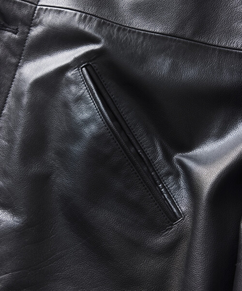 FREAK'S STORE(フリークスストア)の「カーフレザー カーコート/ハーフコート(ブルゾン・メンズ・ブラック・SMALL/MEDIUM/LARGE)」の6枚目の写真