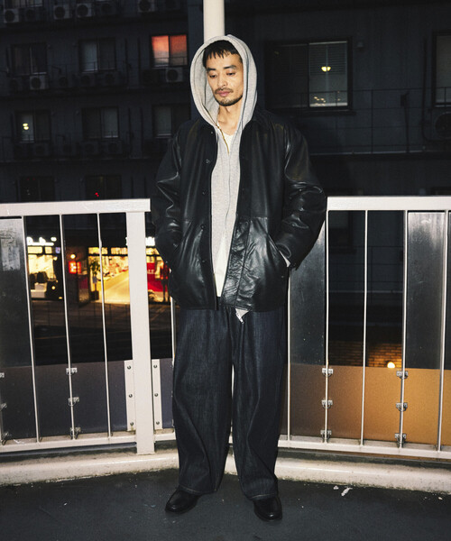 FREAK'S STORE(フリークスストア)の「カーフレザー カーコート/ハーフコート(ブルゾン・メンズ・ブラック・SMALL/MEDIUM/LARGE)」の10枚目の写真