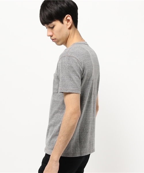 SHIPS(シップス)の「SA: Made in USA アメリカ製 サーマル Tシャツ(Tシャツ/カットソー・メンズ・ホワイト/グレー/カーキ/ネイビー・X-LARGE/SMALL/LARGE/MEDIUM)」の9枚目の写真