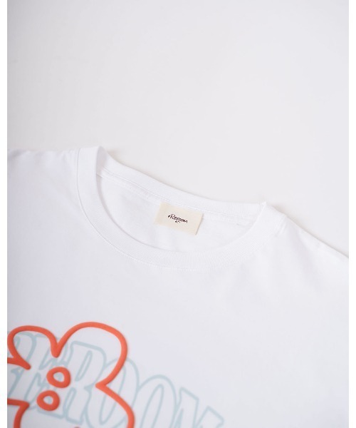 #Re:room（リルーム）の「ロゴビッグフラワープリントTシャツ（Tシャツ/カットソー・メンズ・ホワイト・S-M/M-L）」の8枚目の写真