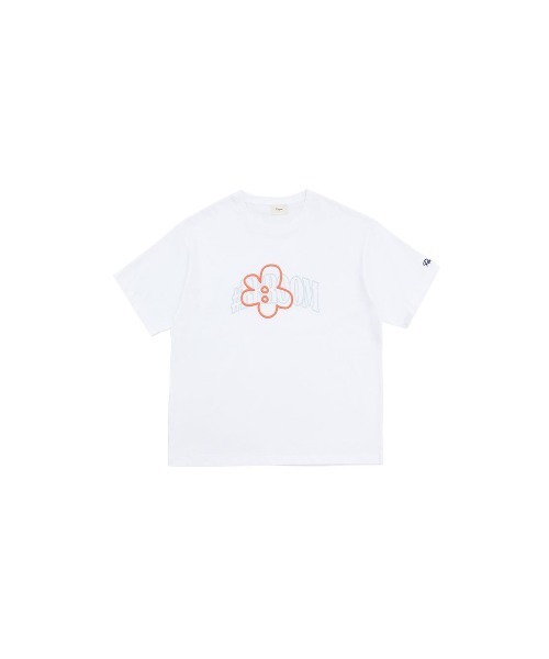 #Re:room（リルーム）の「ロゴビッグフラワープリントTシャツ（Tシャツ/カットソー・メンズ・ホワイト・S-M/M-L）」の6枚目の写真