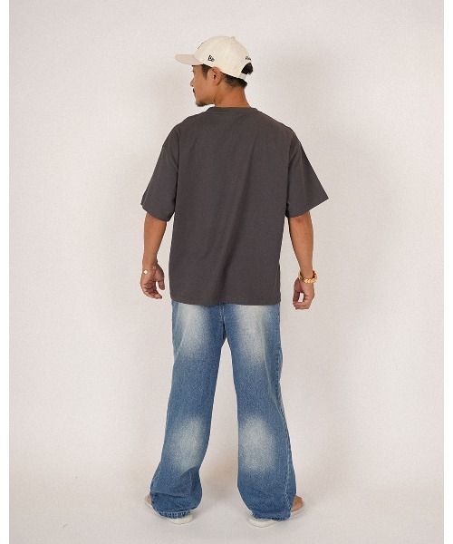 #Re:room（リルーム）の「ロゴビッグフラワープリントTシャツ（Tシャツ/カットソー・メンズ・ホワイト・S-M/M-L）」の15枚目の写真