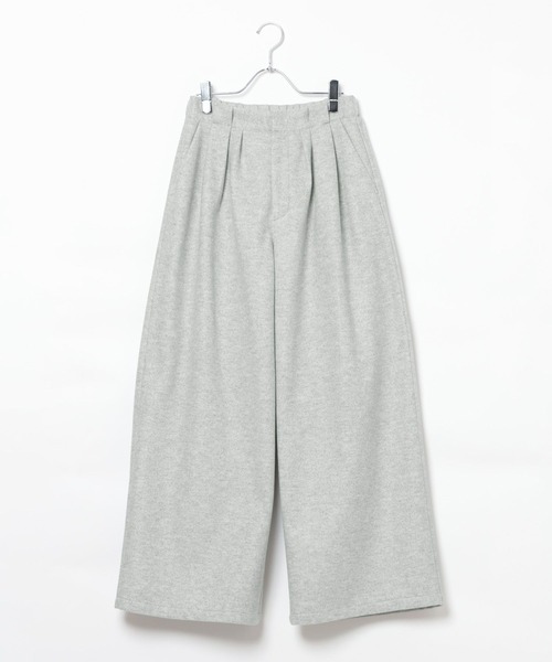 LEPSIM(レプシィム)の「メルトンタックワイドパンツ 1068176(その他パンツ・レディース・チャコールグレー/ネイビー/トップグレー・FREE)」の2枚目の写真