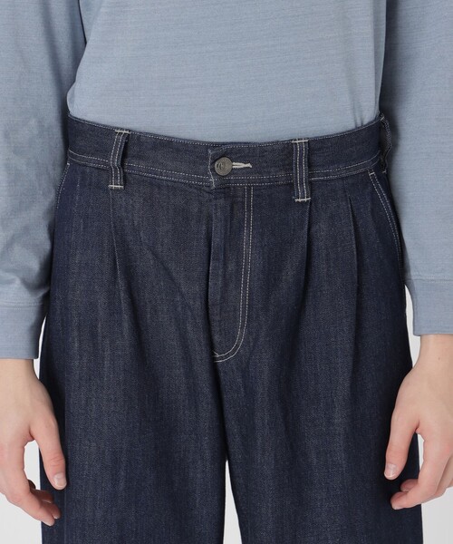 BLACK LABEL CRESTBRIDGE（ブラックレーベル・クレストブリッジ）の「【BRIT】ヘヴィーオンスデニムバレルパンツ（デニムパンツ・メンズ・ネイビー/ブルー系その他2・XL/L/M）」の14枚目の写真