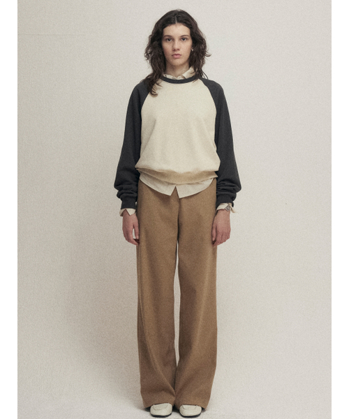 MALOUPE(マロップ)の「2180 ソフトワイドパンツ(ベージュ)(スラックス・レディース・その他・26/28/30)」の3枚目の写真
