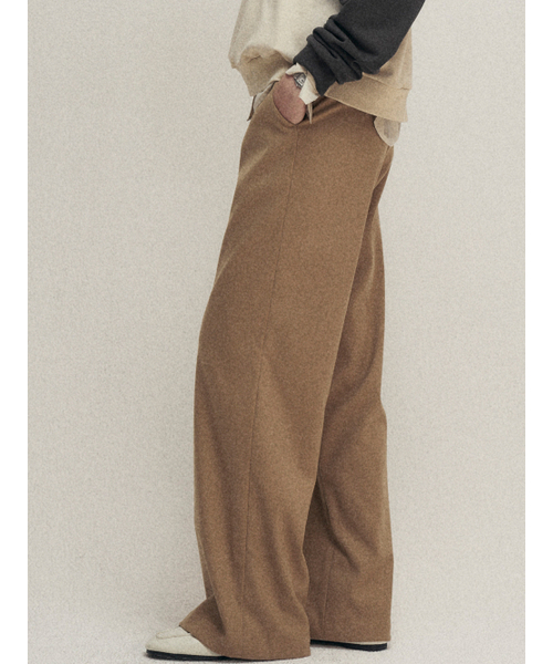 MALOUPE(マロップ)の「2180 ソフトワイドパンツ(ベージュ)(スラックス・レディース・その他・26/28/30)」の9枚目の写真