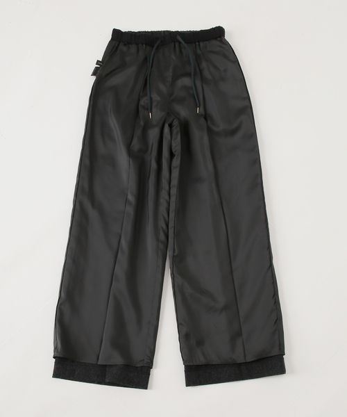 Spick & Span(スピックアンドスパン)の「《手洗い可 / 》ウォッシャブルツイードイージーパンツ(その他パンツ・レディース・アイボリー/ベージュ/チャコールグレー・38/36)」の16枚目の写真