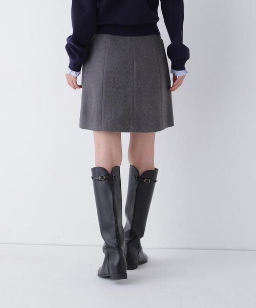 NATURAL BEAUTY BASIC(ナチュラルビューティーベーシック)の「〈ちょうどいい服〉大人がはけるミニスカート(スカート・レディース・グレー系その他/ブラック/ベージュ・SMALL/MEDIUM)」の17枚目の写真