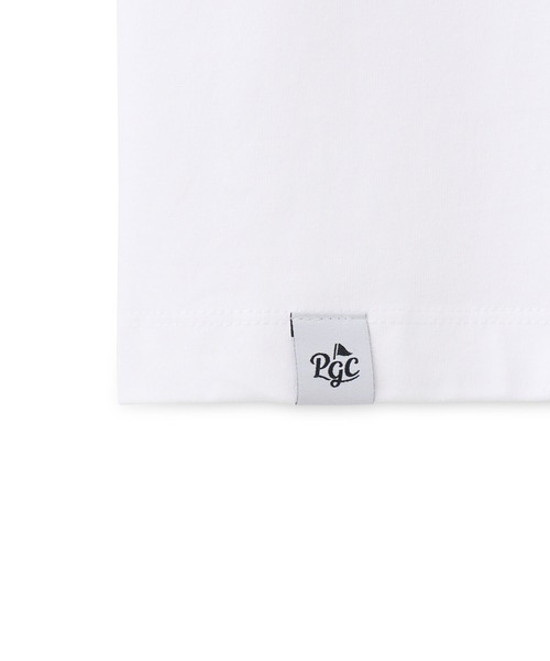 Pacific GOLF CLUB(パシフィックゴルフクラブ)の「TRIPLE PACIFIC LOGO T-SHIRT(Tシャツ/カットソー・メンズ・ホワイト/チャコールグレー/パープル・M/L/XL)」の7枚目の写真