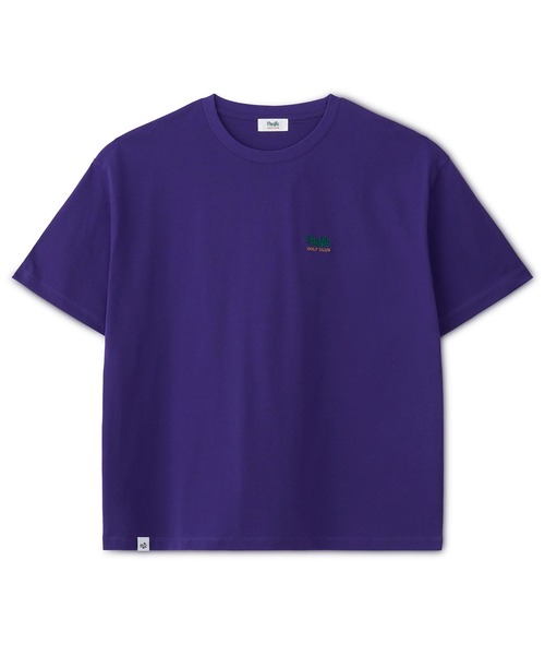 Pacific GOLF CLUB(パシフィックゴルフクラブ)の「TRIPLE PACIFIC LOGO T-SHIRT(Tシャツ/カットソー・メンズ・ホワイト/チャコールグレー/パープル・M/L/XL)」の9枚目の写真