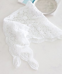LEPSIM（レプシィム）の「三角刺繍レース　1074849（バンダナ/スカーフ）」